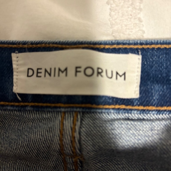 Denim Forum “Arlo” High Rise Straight Jeans – Size 25 (28L) - Picture 4 of 4